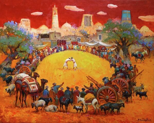 Кахрамон Мадаминов &quot;Кураш (борьба)&quot; - Sputnik Узбекистан