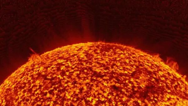 От Солнца оторвался Царь-протуберанец в 80 раз больше Земли - Sputnik Узбекистан