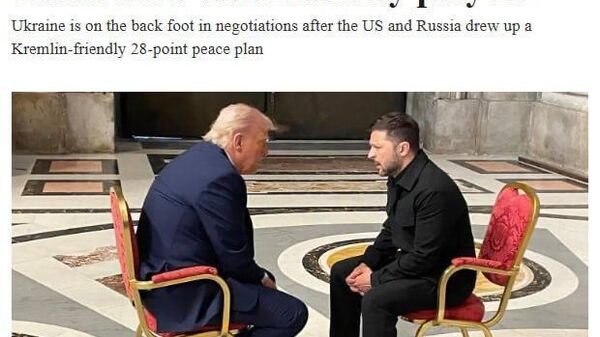 The Times пишет, что Трамп считает: Зеленский лишь блефует и стремится выторговать для себя более выгодные условия, несмотря на явно слабые позиции - Sputnik Узбекистан
