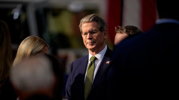 Министр финансов США Скотт Бессент - Sputnik Ўзбекистон