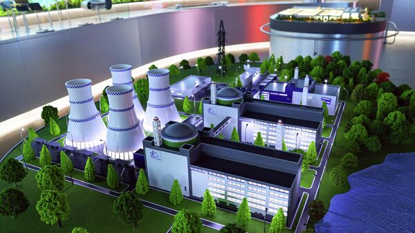 Maket budushey atomnoy elektrostansii (AES) - Sputnik O‘zbekiston