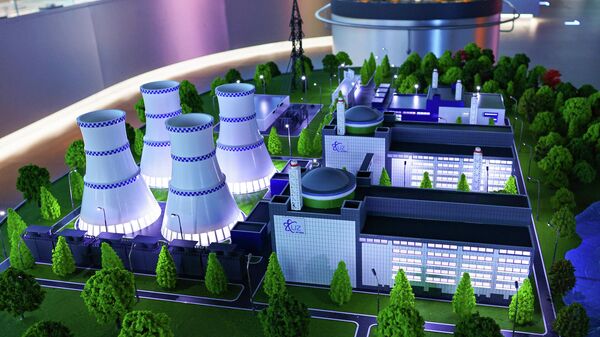 Макет будущей атомной электростанции (АЭС) - Sputnik Узбекистан