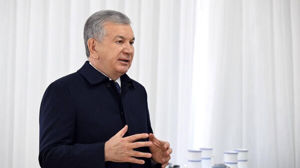 Президент Шавкат Мирзиёев прибыл с рабочей поездкой в Джизакскую область - Sputnik Ўзбекистон