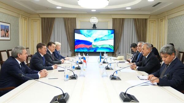 В Сенате Олий Мажлиса обсудили вопросы сотрудничества с Советом Федерации Федерального Собрания России  - Sputnik Ўзбекистон