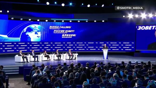 Путин на форуме ВТБ Россия зовет: - Sputnik Узбекистан