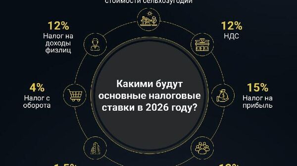 🟠Все ставки основных налогов в Узбекистане останутся неизменными в 2026 году - Sputnik Узбекистан