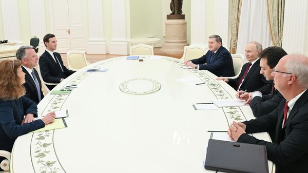 Президент Владимир Путин встретился со спецпосланником Стивеном Уиткоффом - Sputnik Узбекистан