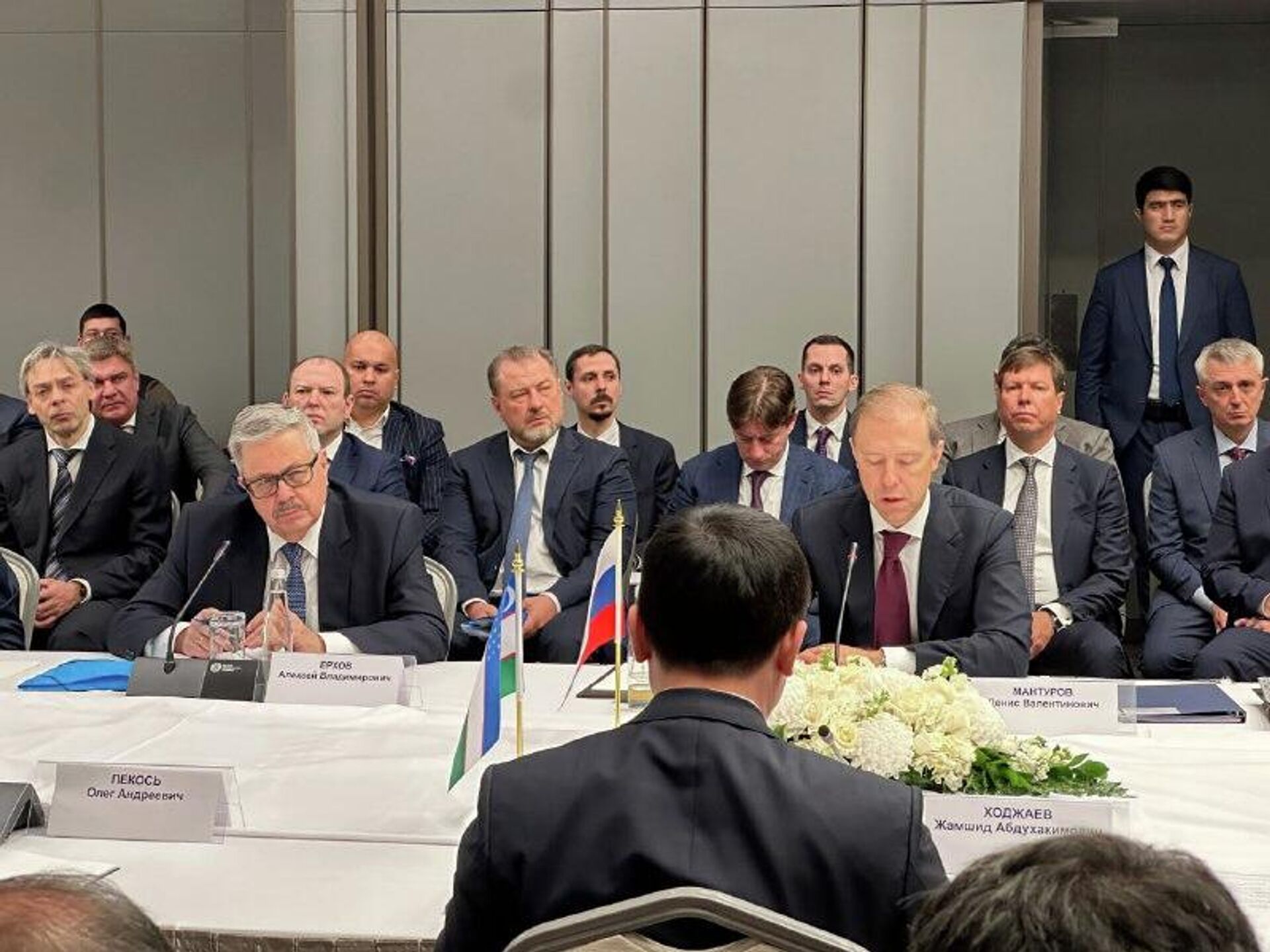 Вступление Узбекистана в ЕАБР придаст дополнительный импульс совместным проектам - Мантуров - Sputnik Узбекистан, 1920, 03.12.2025