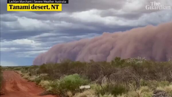 Песчаная буря два дня бушевала в Австралии - Sputnik Узбекистан