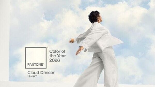 Институт цвета Pantone назвал главным цветом 2026 года нейтральный белый - Cloud Dancer - Sputnik Узбекистан
