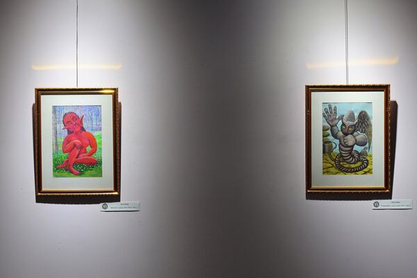 Персональная выставка художника Чори Шамса
Воображаемые существа тюркских народов - Sputnik Узбекистан