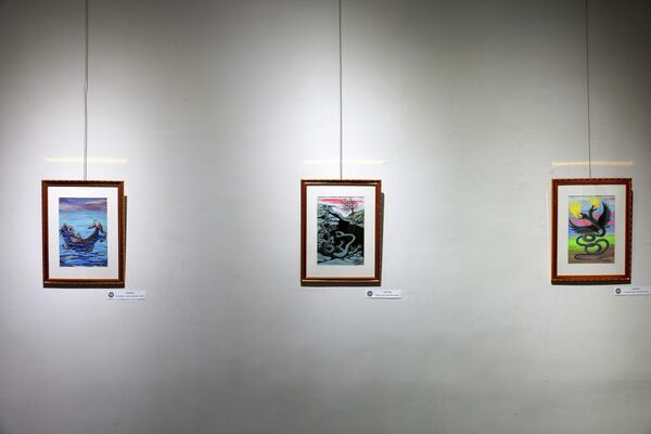 Персональная выставка художника Чори Шамса
Воображаемые существа тюркских народов - Sputnik Узбекистан