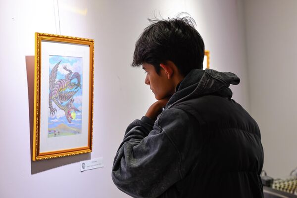 Персональная выставка художника Чори Шамса
Воображаемые существа тюркских народов - Sputnik Узбекистан