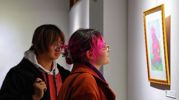 Персональная выставка художника Чори Шамса
Воображаемые существа тюркских народов - Sputnik Узбекистан