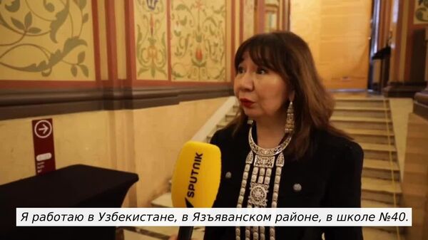 Учитель русского языка из Узбекистана представила на конкурсе в Москве исследование жизни героя СССР Мамадали Топвалдыева - Sputnik Узбекистан