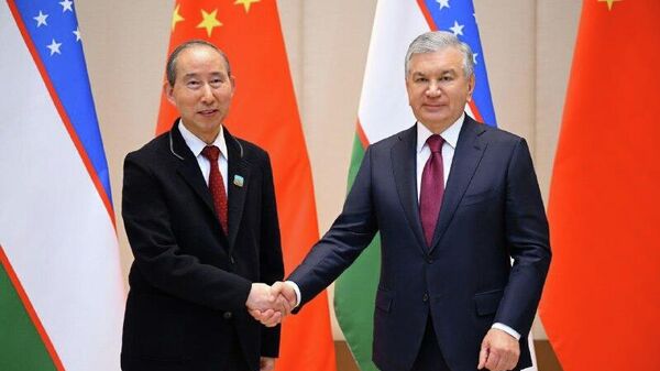 Президент Узбекистана принял председателя Международного центра коммуникации Китая - Sputnik Узбекистан