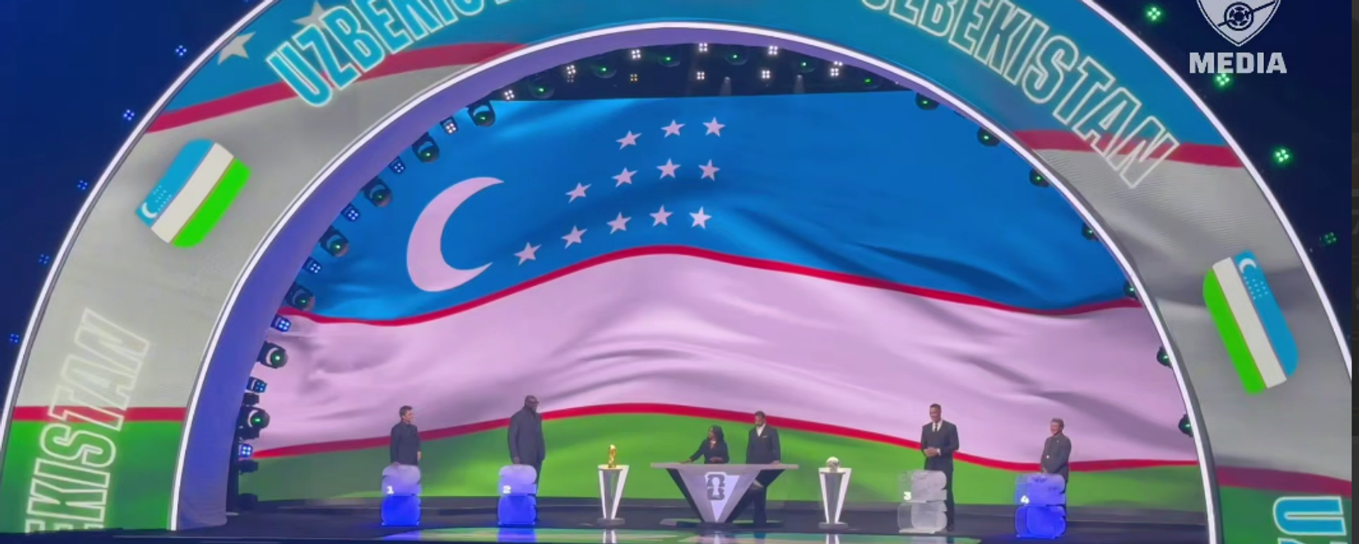 В Вашингтоне состоялась жеребьевка группового этапа Чемпионата мира-2026. - Sputnik Узбекистан, 1920, 06.12.2025