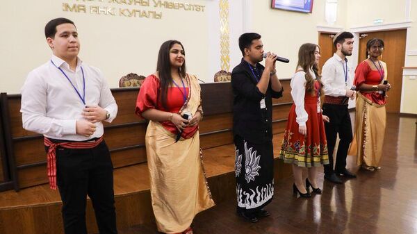 Творческая команда вузов Узбекистана участвовала в масштабном проекте в Беларуси  - Sputnik Узбекистан