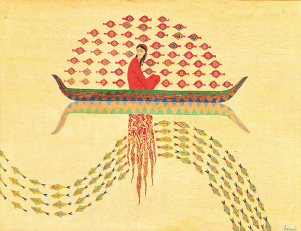 Жамал Усманов. "Отражение". 2006 холст, масло, 60х80 - Sputnik Узбекистан