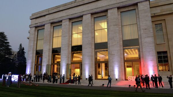 Дворец Наций в Женеве - Sputnik Узбекистан