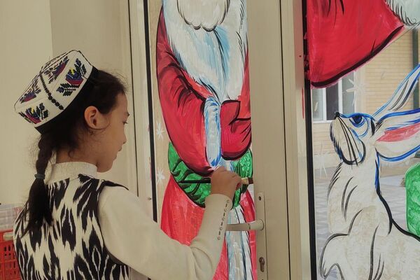 Самарканд готовится к новому году - Sputnik Узбекистан