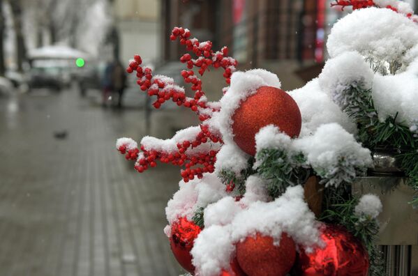 Ташкент встретил первый снег Ташкент встретил первый снег - Sputnik Узбекистан