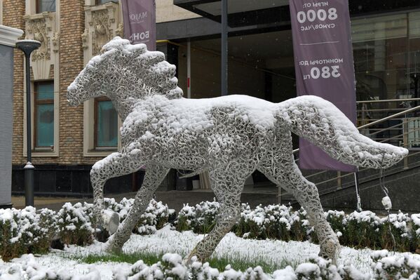 Скульптура лошади Скульптура лошади - Sputnik Узбекистан