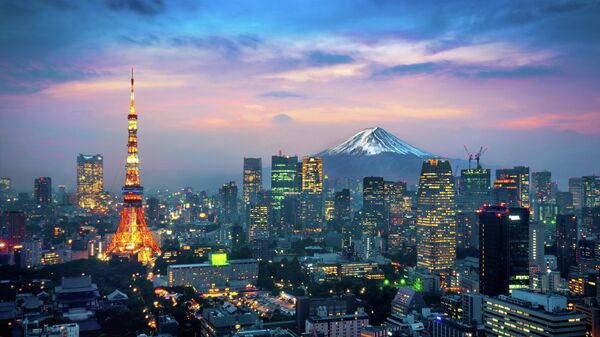Вид на город Токио
 - Sputnik Узбекистан