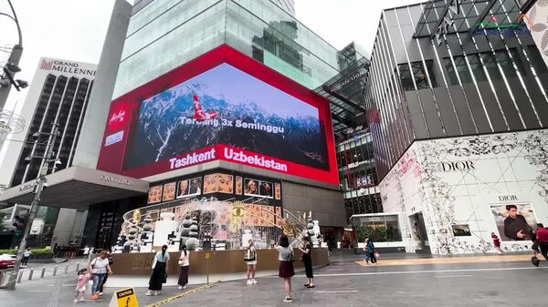В центре Куала-Лумпура демонстрируют потенциал зимнего туризма в Узбекистане - Sputnik Узбекистан