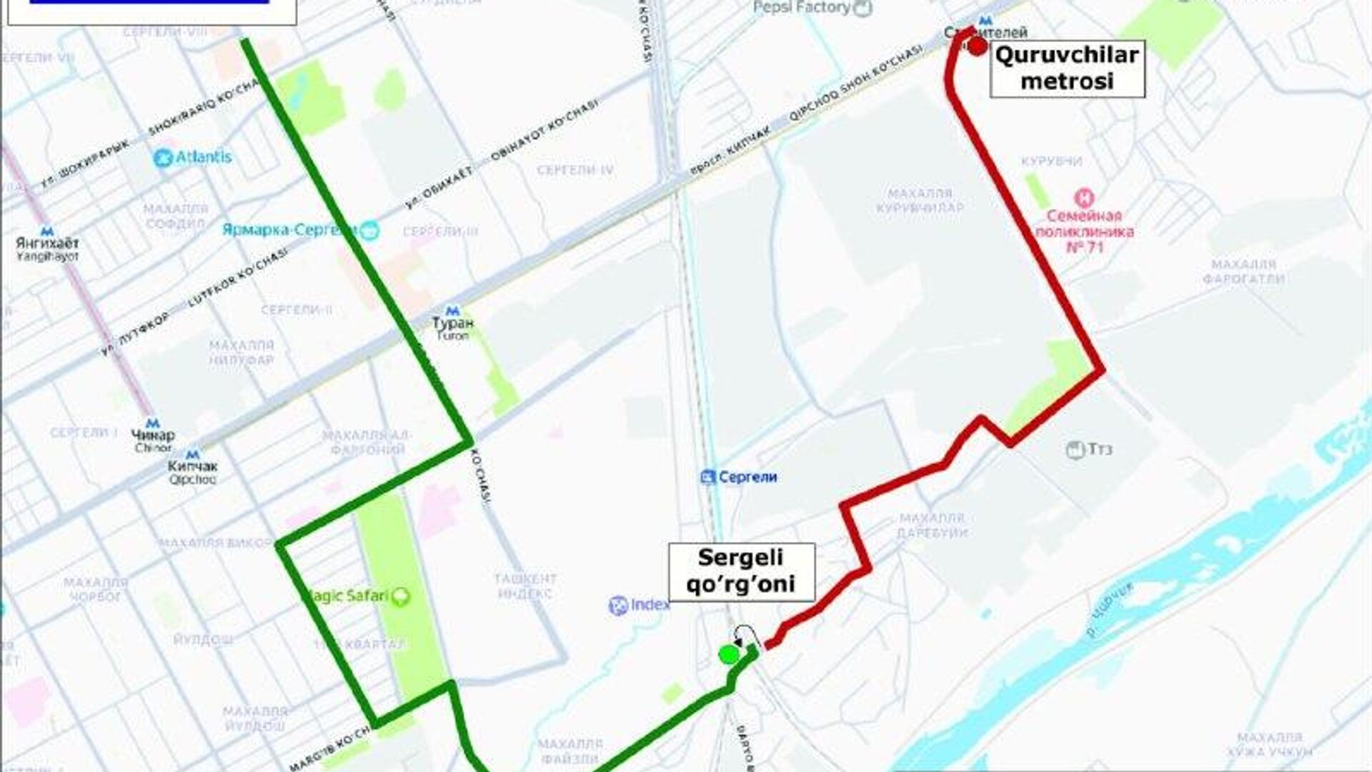 В Ташкенте временно изменен маршрут автобуса №126 В Ташкенте временно изменен маршрут автобуса №126 - Sputnik Узбекистан, 1920, 22.12.2025