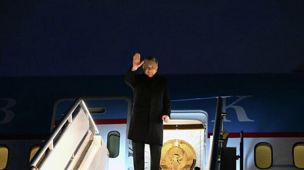 Шавкат Мирзиёев завершил рабочий визит в Санкт-Петербург и отбыл в Ташкент - Sputnik Узбекистан
