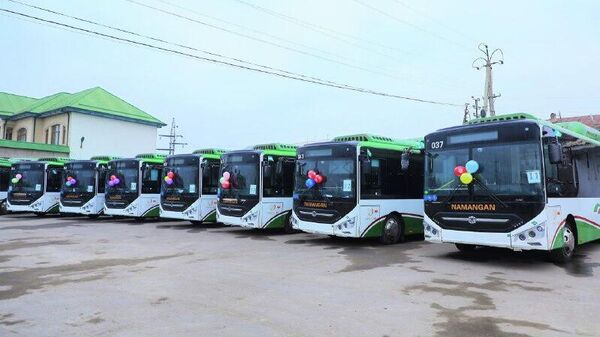 В Наманган доставили еще 30 новых автобусов - Sputnik Узбекистан