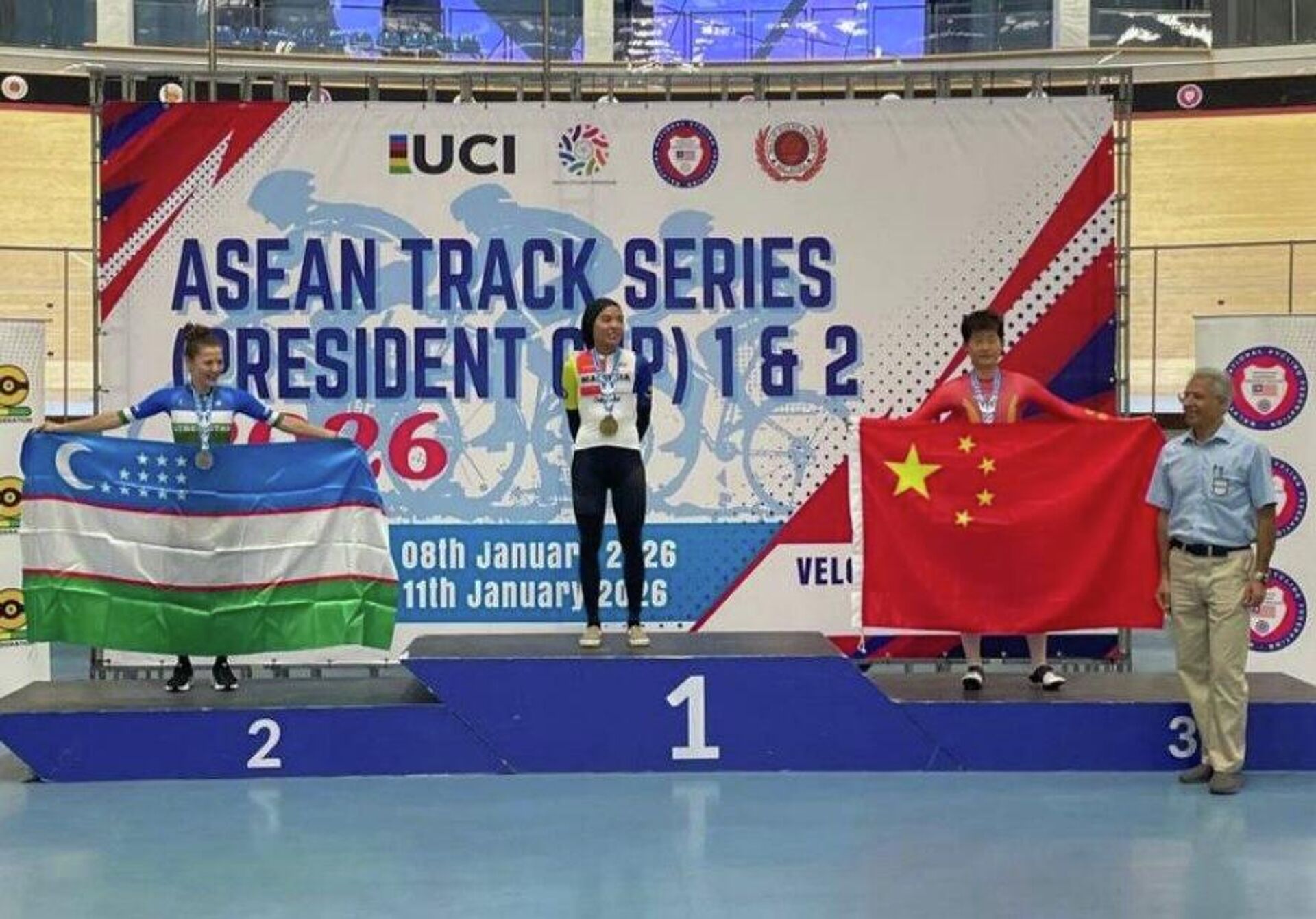  В Малайзии проходят соревнования по велотреку ASEAN TRACK SERIES. - Sputnik Узбекистан, 1920, 10.01.2026