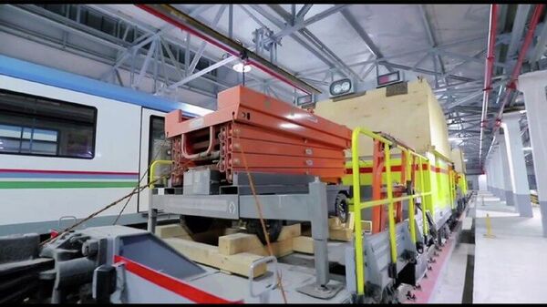 🟠Ташкентский метрополитен получил спецвагоны для проведения работ в тоннелях - Sputnik Узбекистан