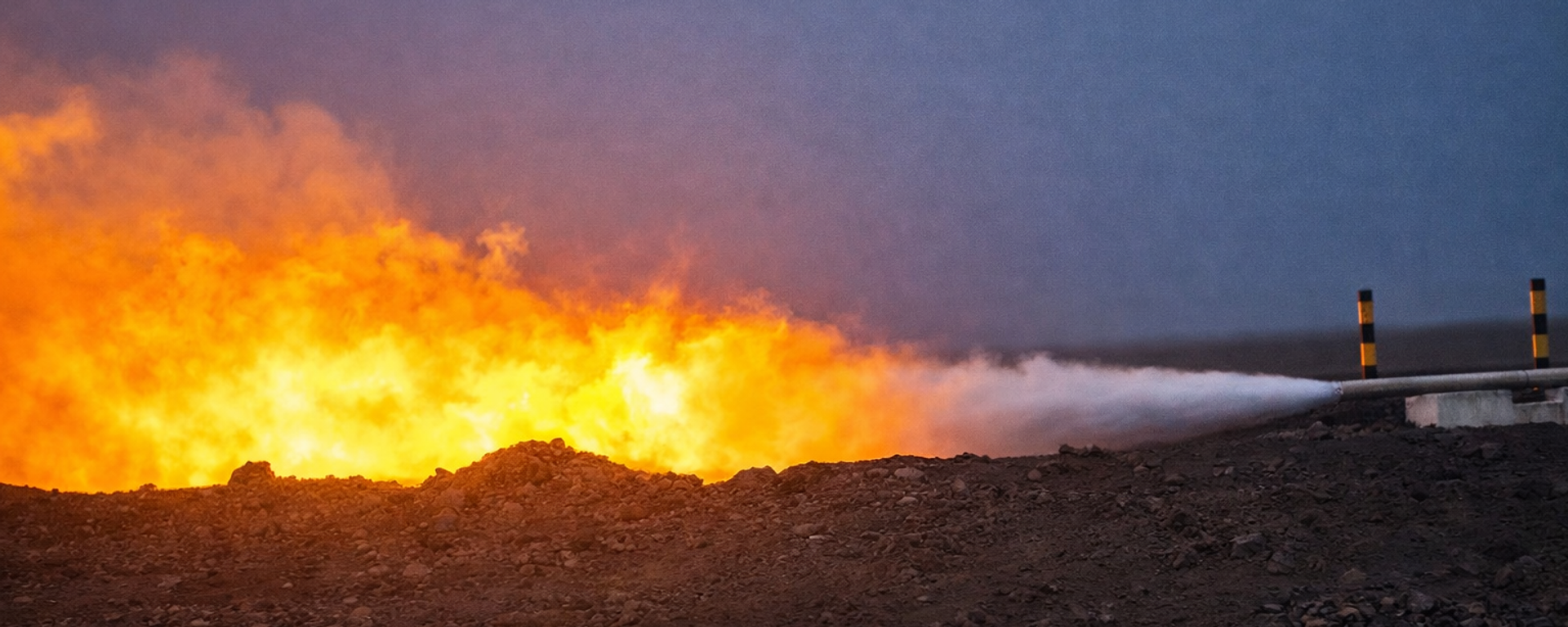 Приток газа на новой скважине в Каракалпакстане - Sputnik Ўзбекистон, 1920, 12.01.2026