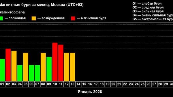 Геомагнитная активность в 2026 году превышает показатели рекордного 2025 года, сообщили в Лаборатории Солнечной астрономии ИКИ РАН - Sputnik Узбекистан