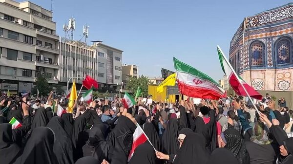 Акция протеста в Тегеране - Sputnik Узбекистан