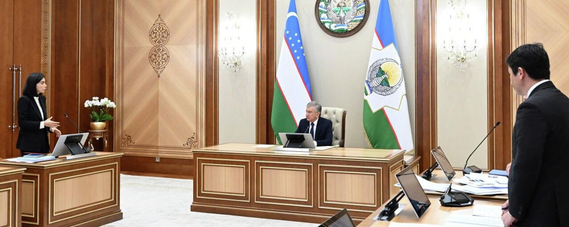 Prezident oznakomilsya s prezentatsiyey dalneyshix zadach po razvitiyu turizma - Sputnik O‘zbekiston, 1920, 15.01.2026