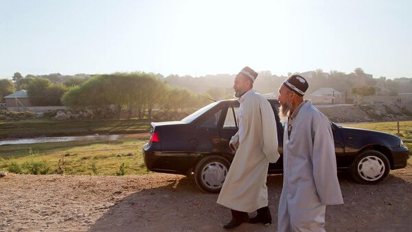 Жители города Денау  (Сурхандарьинская область) - Sputnik Узбекистан