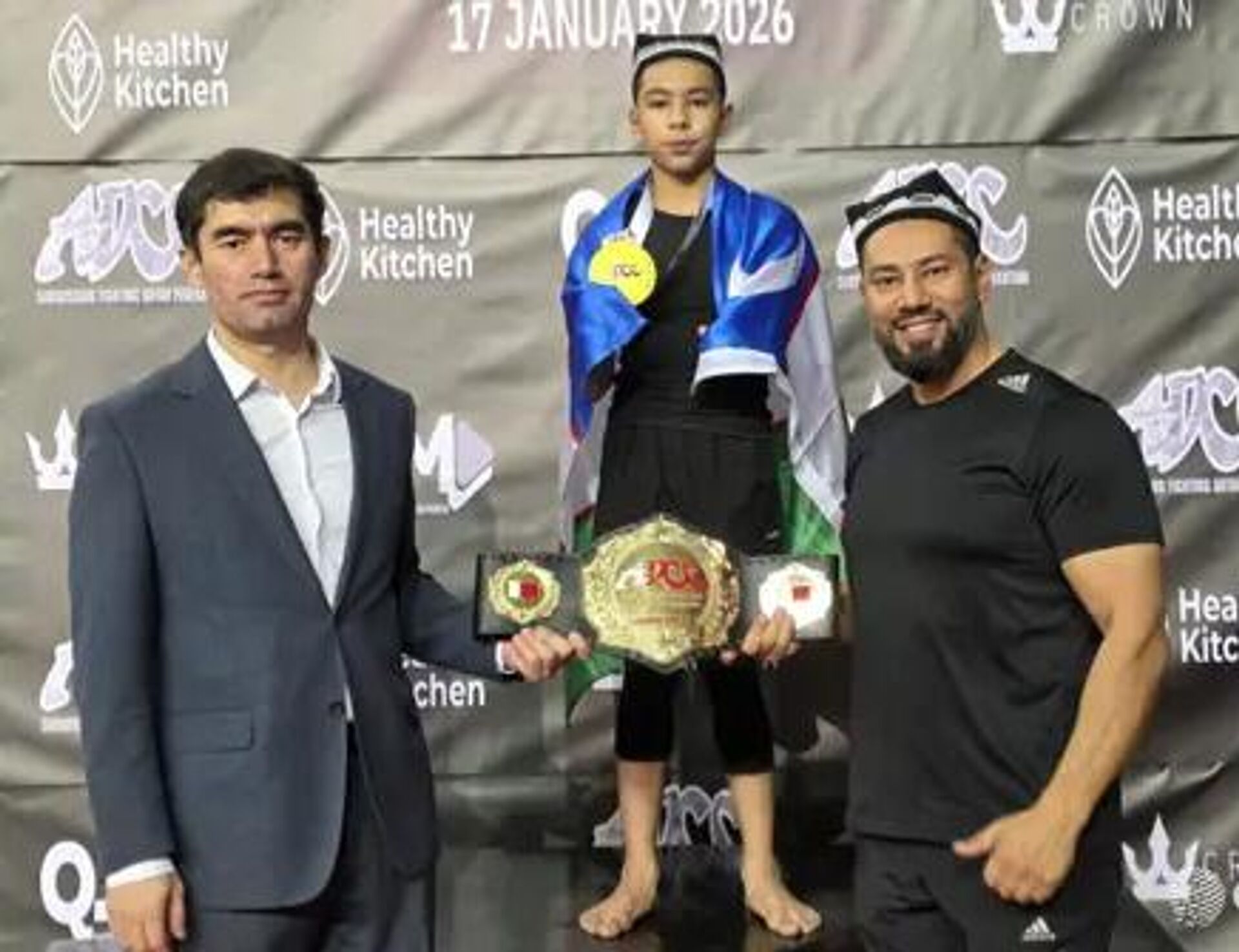 Юный спортсмен из Узбекистана одержал победу на турнире ADCC Open в Катаре
 - Sputnik Узбекистан, 1920, 19.01.2026