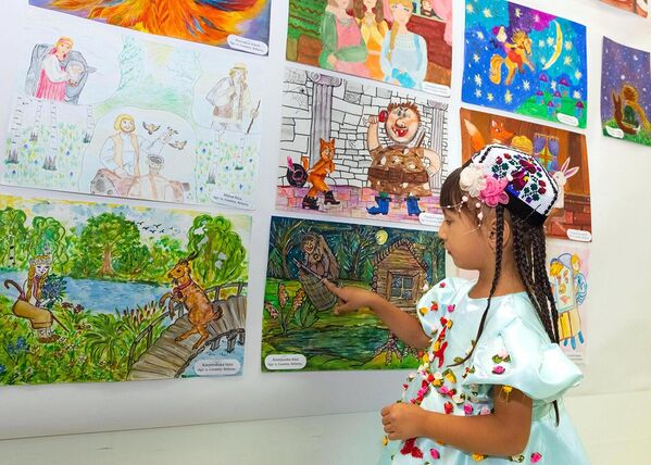 Vistavka detskix risunkov stran ShOS Vistavka detskix risunkov stran ShOS - Sputnik O‘zbekiston