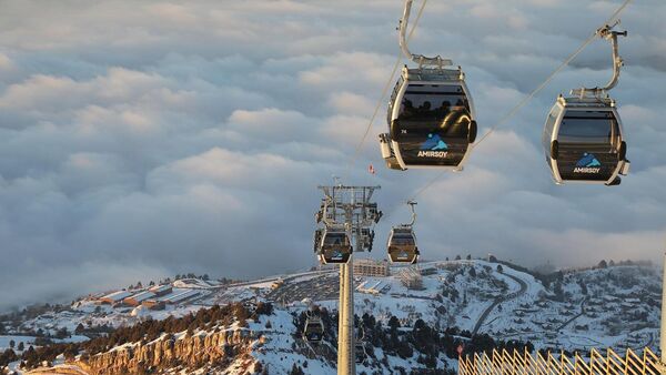 Канатная дорога имеет длину 2913 метров - Sputnik Ўзбекистон