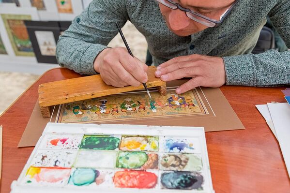 Шарқ миниатюра расcоми - Sputnik Ўзбекистон