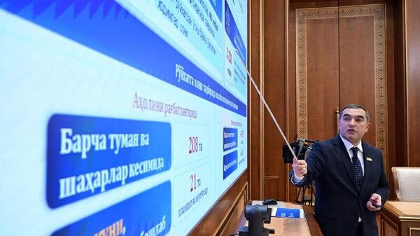 В Узбекистане к данному моменту провели перепись 2,4 млн домохозяйств и 31 тыс - Sputnik Узбекистан