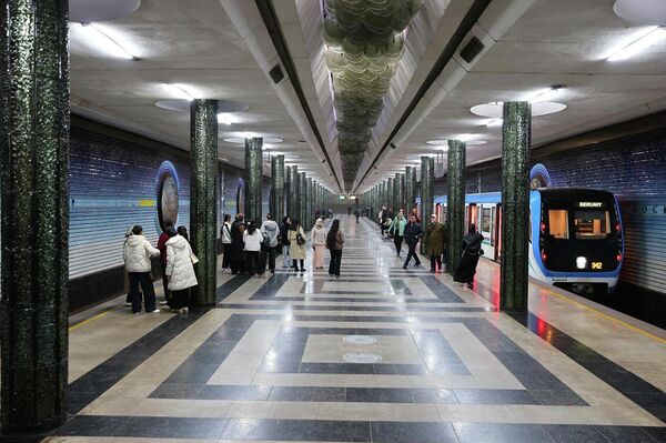 &quot;Космонавтлар&quot; метро бекати (Ўзбекистон линияси) - Sputnik Ўзбекистон