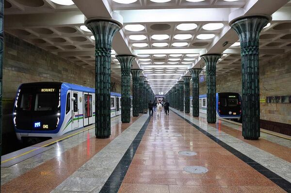 &quot;Ғафур Ғулом&quot; метро бекати (Ўзбекистон линияси) - Sputnik Ўзбекистон