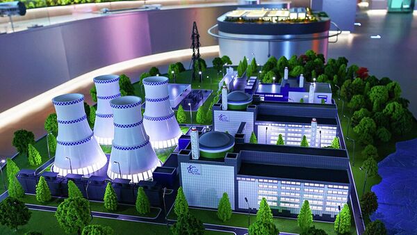 Maket budushey atomnoy elektrostansii (AES) - Sputnik O‘zbekiston