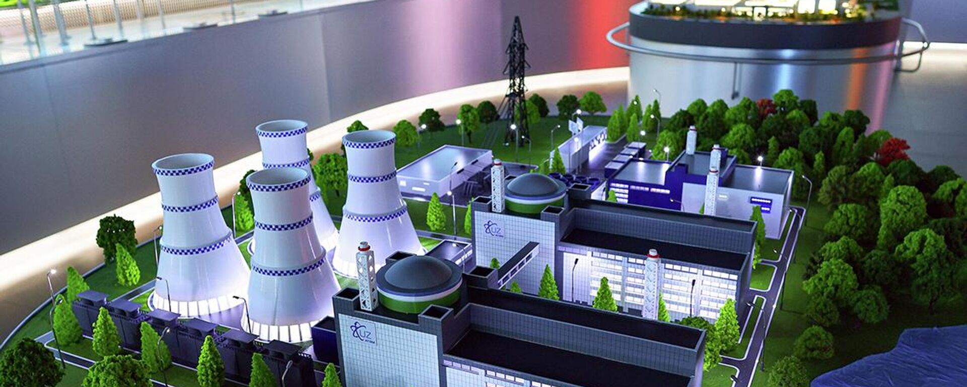 Макет будущей атомной электростанции (АЭС) - Sputnik Ўзбекистон, 1920, 10.12.2025