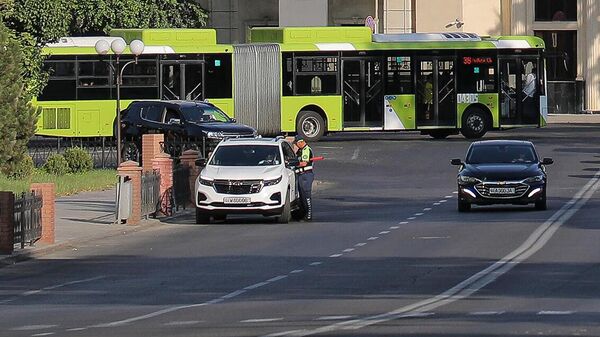 Сотрудник ДПС - Sputnik Ўзбекистон