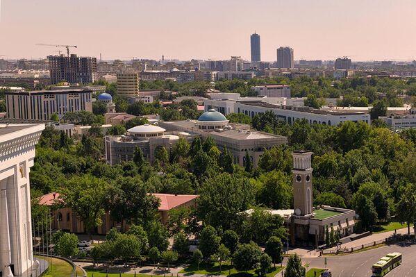 Ikkinchi kurantlar gumbazlar fonida. - Sputnik O‘zbekiston